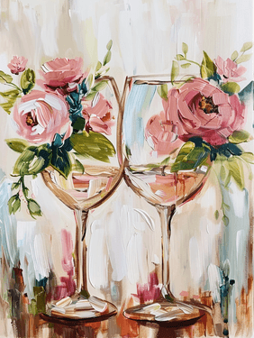 A Toast to Mom - Paint Nite event in Sherwood Park, AB