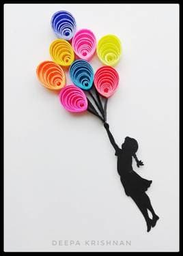 Paper Quilling - Fly High with Deepa Krishnan