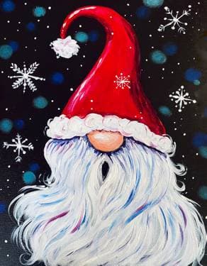 Ho Ho Gnome - Paint Nite event in Calgary, AB