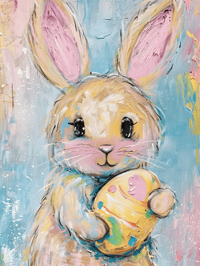 Sweet Baby Bunny - Paint Nite event in Montreal, QC