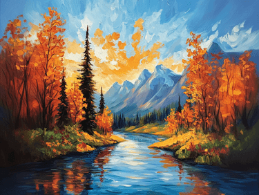 Fall River Run  - Paint and sip event at Bluebird Kitchen in BELLMORE, NY - PaintNite.com