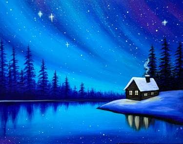 Peaceful Evenings - Paint Nite event in Toronto, ON