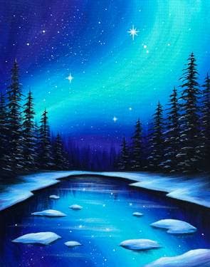 Aurora Pine Creek - Paint Nite event in Nepean, ON