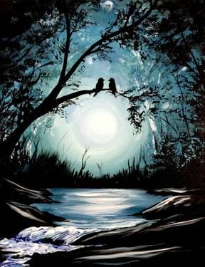 Wild Romance - Paint and sip event at Mongolian Village Grill West  in Nepean, ON - PaintNite.com