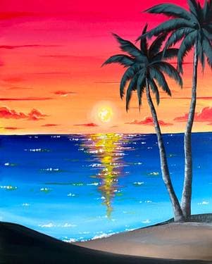 One Last Sunset - Paint Nite event in San Jose, CA
