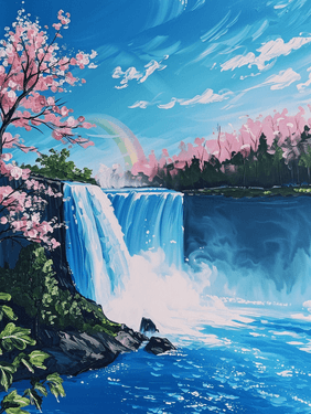 Niagara in Bloom - Paint Nite event in Pitt Meadows, BC