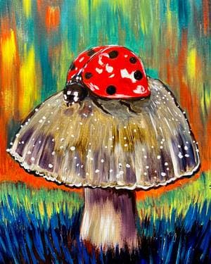 Lucky Ladybug - Paint Nite event in Ottawa, ON