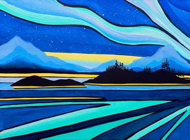 Coastal Dreams - Paint Nite event in Ventura, CA