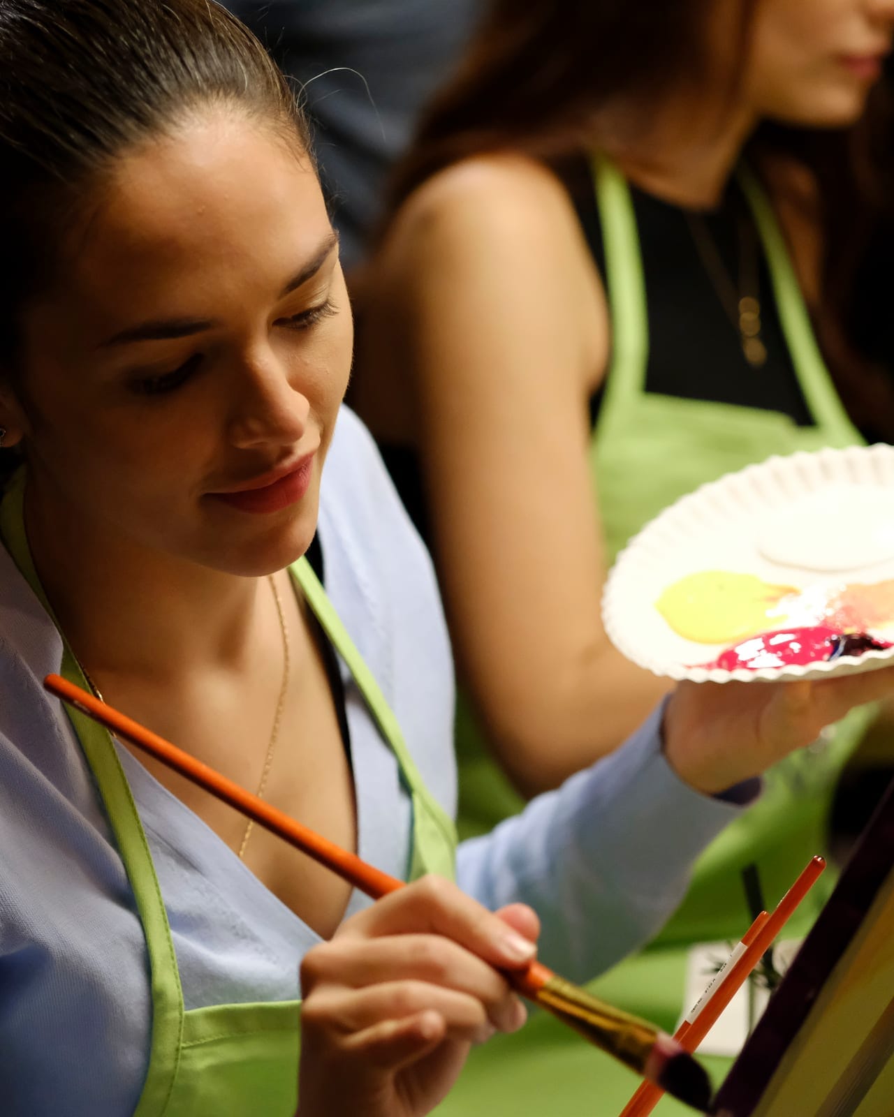 Camping Under Galaxy Stars Painting Event - Mesa Arizona — sample photo from a paint nite event