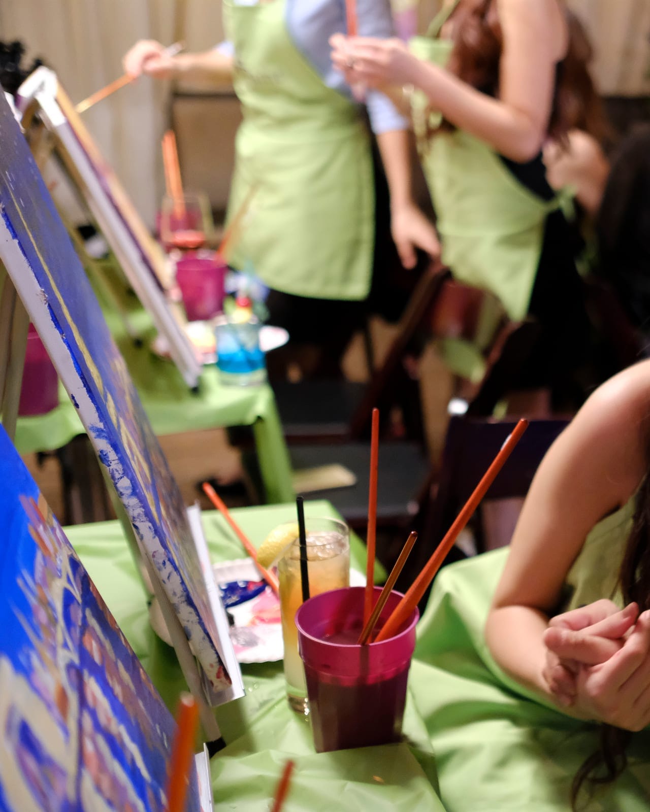  Island Off the Coast Painting Event in Tempe Arizona — sample photo from a paint nite event