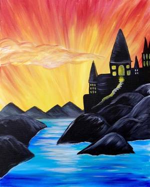 A School for Wizards — Painting