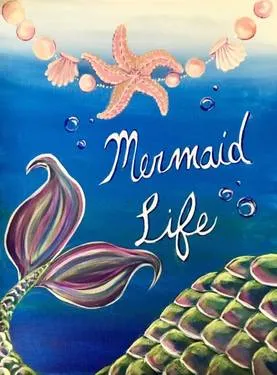 Mermaid Life — Painting