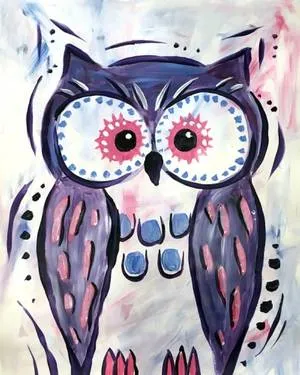 Owl Friend — Painting