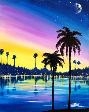 Palm City Dream — Painting