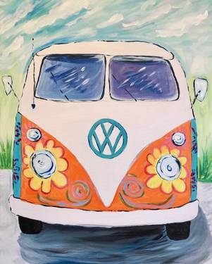 "Groovy" — Painting