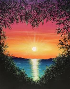 Paint Nite @ Casa Mexico KANATA WEDNESDAYS: Ocean Love — Painting
