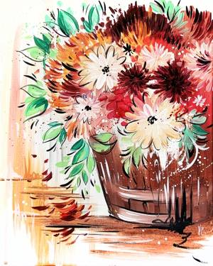 Fall Flower Bouquet — Painting