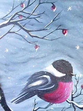  Ice Wine Bird Paint Nite @ Broadway Nepean SATURDAYS! — Painting