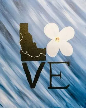 Idaho Love at Café Olé Restaurant & Cantina | Boise Towne Square — Painting