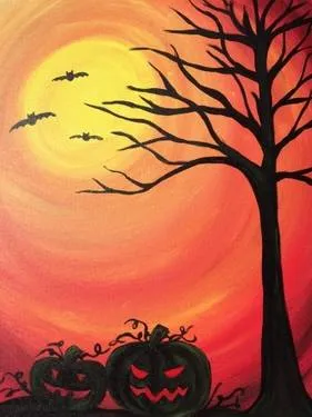Halloween Delight — Painting