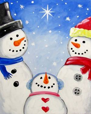 Holiday Wishing Paint and Sip in Ahwatukee — Painting
