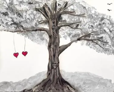 The Sweetheart Tree at Saltfire Brewing Co Taphouse — Painting
