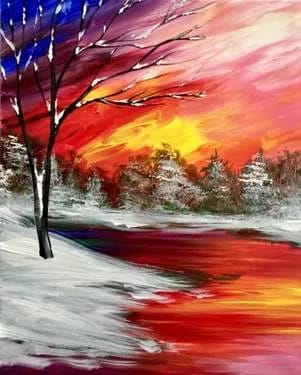 Paint Nite @Moose Orleans FRIDAYS: A Fresh, New Beginning — Painting