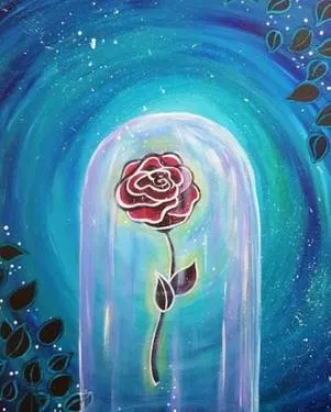 Paint Nite: The Enchanted Rose — Painting