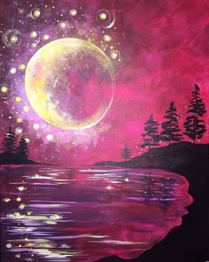 10/25/26 - Fall Harvest Moon — Painting