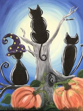 Cat Conspiracy — Painting