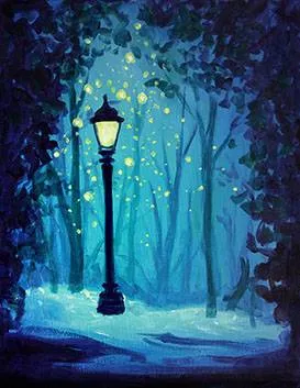Magic Lamppost — Painting