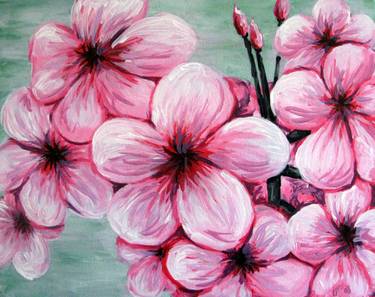 Blooming Flowers  — Painting