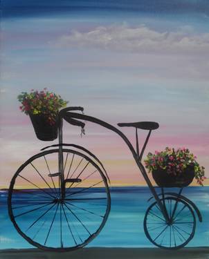Beach bike — Painting