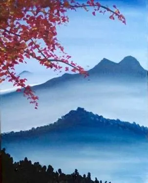 Misty Mountain at JoseSanDance — Painting