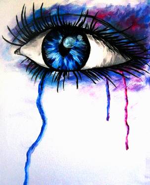 Watery Eyes — Painting