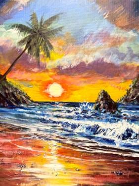 Hawaiian Hangover — Painting