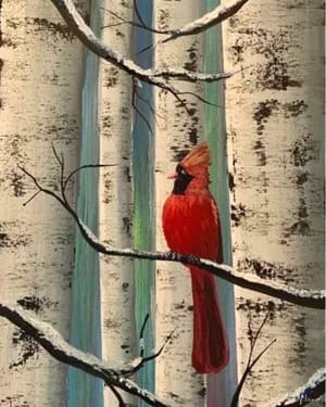 Wp Birch Perch at Mexicali Rosa's — Painting