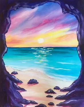 Drink Included! Cave of Wonder at Burke Steiners Pub and Grill — Painting