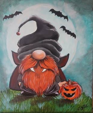 Count Gnome-cula — Painting