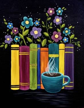 09/12/2026 Books in Bloom Paint Nite at Viviano's, Chesterfield, MO — Painting