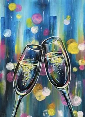 Cheers to You — Painting