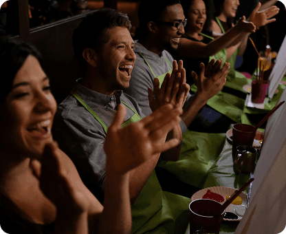 Paint and Sip Events - Group Art Activities Paint and sip experience featuring paintings and group activities