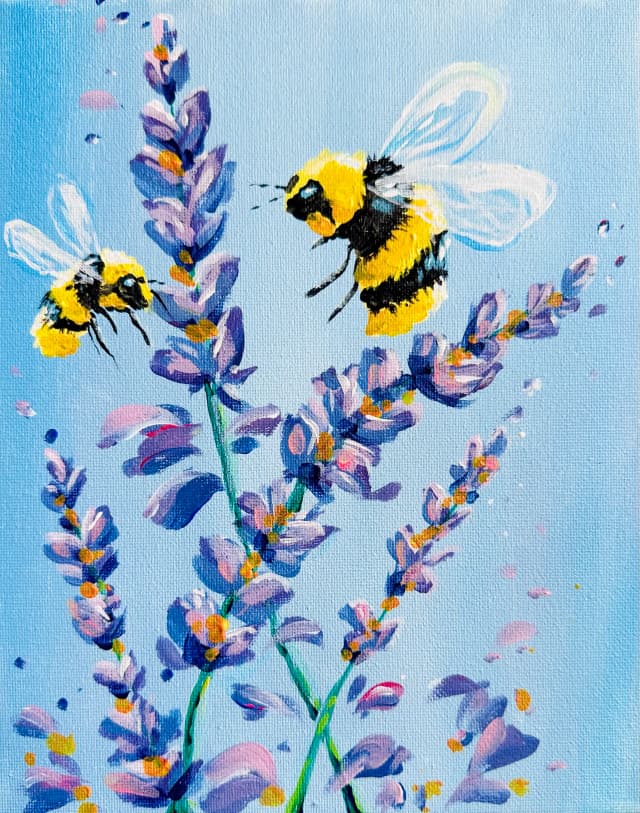 Wendy Anderson ART BASH painting 2