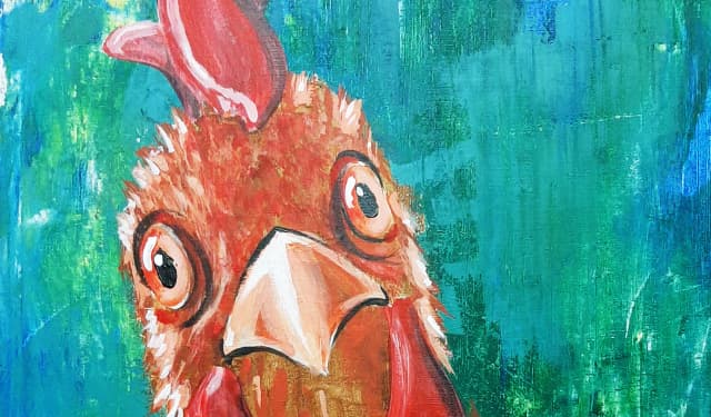 Glen: Paint On painting 3