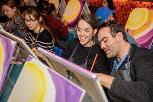 Paint Pals - Paintnite BC - Vancouver, Burnaby, Coquitlam, Port Coquitlam, Richmond, Pitt Meadows, painting 3