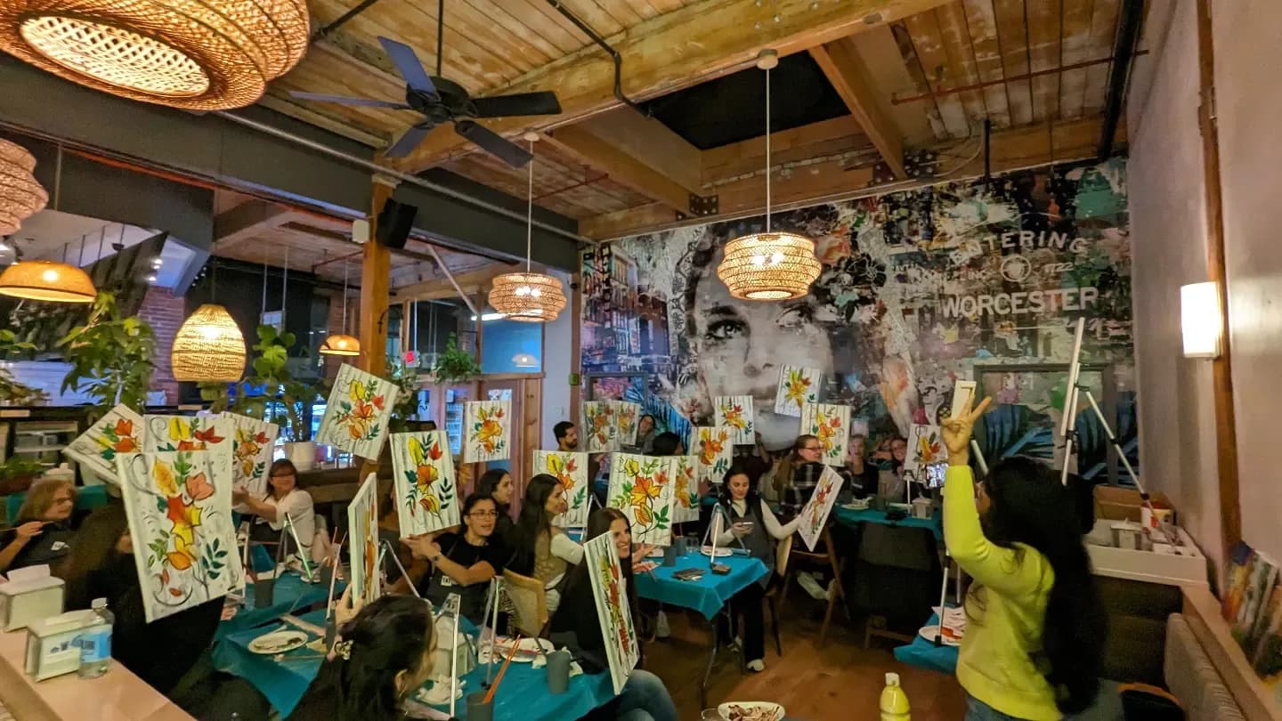 PaintNite Worcester paint night
