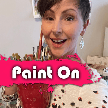 Nicole Bray: Paint On shop logo