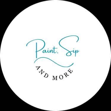 Paint, Sip, and More shop logo