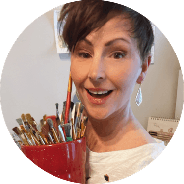 Nicole Bray: Paint On shop logo