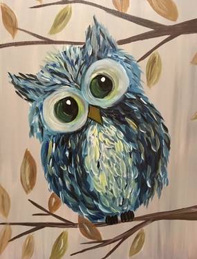 Who Who Me? Owl PaintNite — Painting
